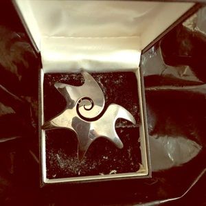 NWOT-TAXCO SILVER SIGNED Unique Swirling StarSolid